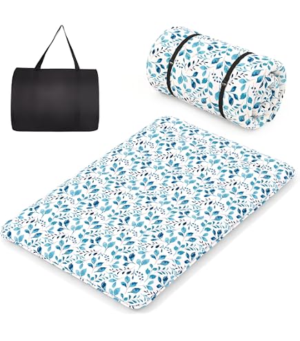 Matelas Futon Japonais Pliable 90x190 Cm - Épais Et Confortable - Pour Invités Ou Camping
