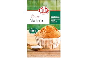RUF Sosa de sodio puro para cocina y hogar, 50 g