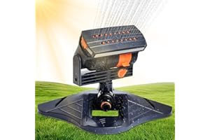 HPiano Rasensprenger Petite Surface,Jardin d'irrigation,Automatique Multi Direction Sprinkler,Sprinkler für Rasen und Flächen,Sprinkler d'eau Largeur réglable Portée et débit