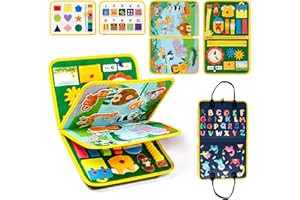 Uping Busy Board Activity Board Baby Sensoriale Montessori Giocattoli Giocattoli Educativi Regalo Ragazzo Ragazza Bambino Sensoriale Giocattolo Educativo Tastiera per Viaggi Auto Aereo