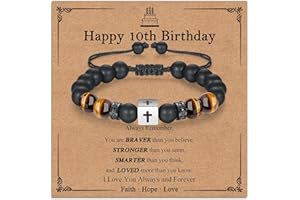 Gneckrine Birthday Gifts for 7-21 Year Old Boys, Birthday Present for Son Grandson Nephew, Boys Bracelets Gifts for Kids Teenagers