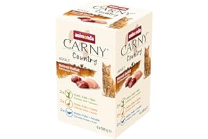 Animonda Carny Adult Karma dla Kotów, Kurczak/Kaczka/Gęś/Indyk Pstrąg/Cielęcina/Sarna, 6x100 g