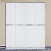 Voltra Patented Multi-Purpose Cabinet, Kitchen, Bathroom, Pantry Cabinet (WHITE)