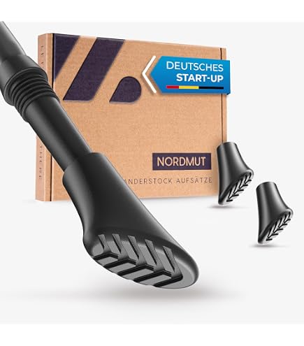 MIGHTY PEAKS – 12 Gommini (6 Paia) Per Racchette Da Trekking E Nordic Walking – Diametro 12mm, Asphalt X-4BT