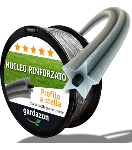 ClaShop Filo Per Decespugliatore Quadrato 4 Mm – Bobina Da 100 Metri, Rosso O Verde, Per Erba E Sterpaglia