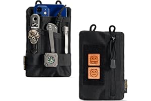 VIPERADE VE1-P EDC Bolsa de Herramientas Organizador EDC Bolsa pequeña EDC Bolsas Organizador de Bolsillo Bolsa Multiherramienta de Nailon pequeña para Linterna, Cuchillo de Bolsillo