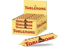 Toblerone Cioccolato Svizzero al Latte Con Torrone al Miele e Mandorle - 24x35g