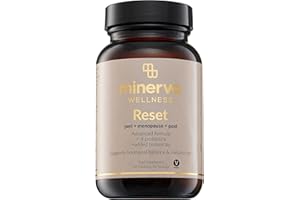 MINERVA WELLNESS Minerva Reset: All-in-One Menopause Support - Multi-Probiotic Supplement with Vitamins & Botanicals - Designed for Comprehensive Symptom Relief.