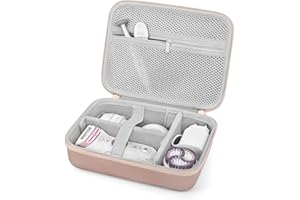 Yinke Hülle Tasche für Braun Silk-épil 9 9-890/9 9-720/ 9-990 Epilier Damen, Epiliergerät Epilator, langanhaltende Haarentfernung, Hartschalen-Tragetasche Aufbewahrungstasche Case