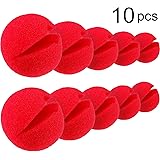 Red Sponge Noses Red Clown Nose Cosplay Nose for Christmas Comic Costume Party