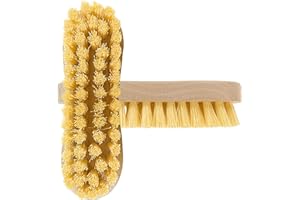 J K ZONE Wooden Scrubbing Brush Nylon Heavy Duty Hard Bristles Brush For Cleaning Tile, Floor, Deck, Car, Iron, Boots Hand Brush Scrub For Home And Commercial Use