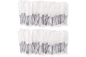 LOMGWUMY Pettini Alla Rinfusa, Raffinati E Durevoli Confezionati Singolarmente, Pettini Usa E Getta Confezionati Singolarmente, Adatti Per Hotel, Rifugi, Persone Senzatetto, Beneficenze (200 Pezzi, Grigio)