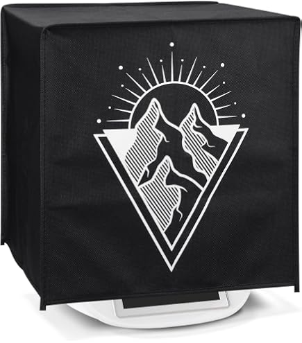 Kwmobile Schutzhülle Für Cosori Air Fryer 5.5L XXL – Staubschutzhaube In Weiß Mit Pusteblume-Love-Motiv