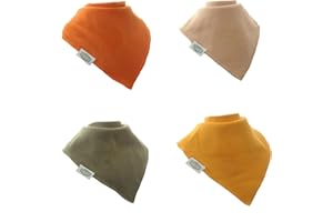 Ziggle - Bandana Dribble Bibs - Cotton Front Baby Bibs Newborn to 24 Months - Newborn Baby Gifts - Baby Bibs For Comfortable Kids - My First Christmas