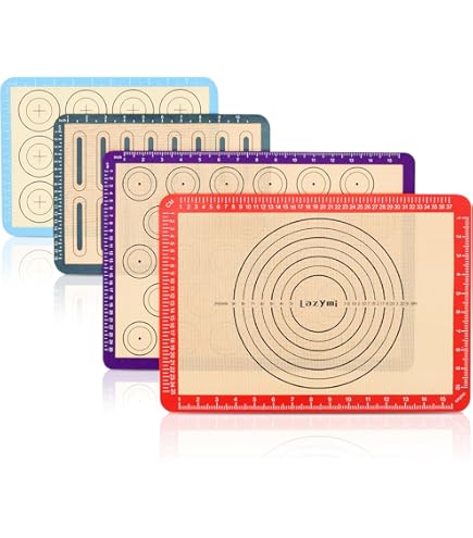 Tappetino Silicone Microforato Decora - Lavabile E Riutilizzabile Per Cottura Biscotti E Pasta Frolla