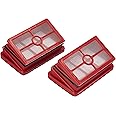 Vileda JetClean Set di Ricambio, Due Filtri, Rosso/bianco