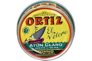 Conservas Ortiz Atún Claro feinster Gelbflossen-Thunfisch in Olivenöl, 1er Pack (1 x 250 g)