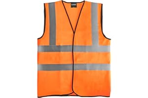 STEP AHEAD/KUEST Step Ahead Hi Vis Vest Hi Viz High Visibility Reflective Safety Vest Security Waistcoat EN20471