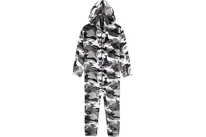 CityComfort Onesie Kinder Fleece Overall Jumpsuit Schlafanzug Jungen Mädchen Extra Weich Einteiler Ganzkörperanzug Schlafoverall Pyjama Strampelanzug 7-14 Jahre