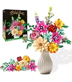 Kit De Construction De Fleurs 543 Pièces – Bouquet Artificiel ABS – Cadeau Fête Des Mères – QYEHF