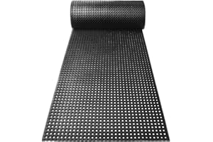 etm - Tapis de Sol pour Piscine - Tapis en Caoutchouc antidérapant pour Zones humides - Revêtement de Sol caillebotis - Tapis Soulage Les articuliations - Modèle Poolrunner (100 x 150 cm)