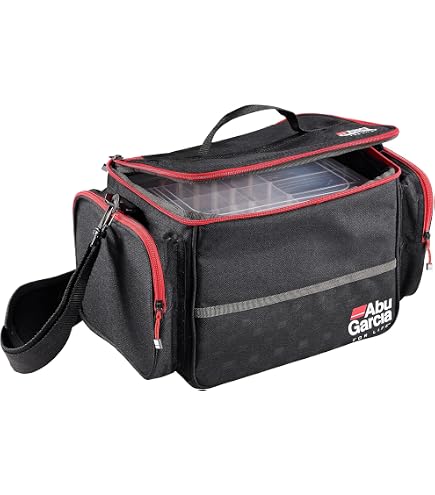 Abu Garcia Hip Bag, Fishing Luggage for all fishing styles, One Size,  Black/Red : Amazon.co.uk: Sports & Outdoors