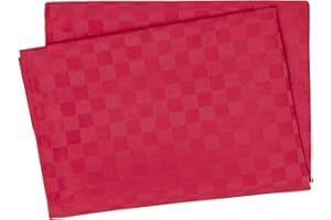 PARAMAISON Tovaglia Rettangolare Damina, Tinta Unita, Antimacchia, Impermeabile, Tavola da Pranzo Cucina Giardino, 8 Posti 140 x 220 cm