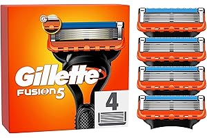 Gillette Fusion 5 Rasierklingen, 4 Ersatzklingen für (Alte Version)