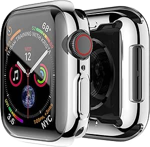 smiling apple watch 4 clear case