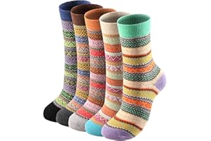 Fullogo Thermal Womens Socks, Thick Winter Socks Women, Warm Wool Socks for Ladies, Women's Thermal Socks, Winter Ladies Socks