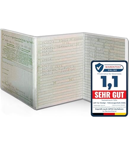Joyan Hoes voor autobiljetten beschermhoes etui map, ultradunne
