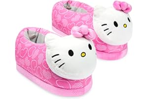Hello Kitty 3D kapcie dziecięce, antypoślizgowe kapcie domowe - prezent dla dziewczynki