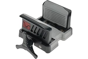 BOG DeathGrip UltraLite with Arca-Swiss and Switcheroo Compatibility, Lightweight Construction and Universal Clamp for Hunting, Shooting and Outdoors, Black/Gray