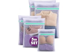 Lavandola® Wäschenetz Set - Kochfest und für Trockner geeignet - Wäschebeutel für Socken, 