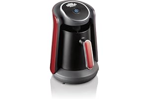 Arzum Okka Minio OK004-N ekspres do kawy, 1-4 filiżanki (300 ml), system ochrony przed przelaniem, nadający się do prania, akustyczny system ostrzegawczy, 480 W, nagradzany design.