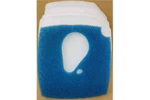 KNIWELSHOP Vlies und Filterschwamm Set kompatibel mit Eheim Professionel 3e 450,600T,700,2076,2078