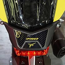 Adesivi Resinati 3D Per Serbatoio Honda Hornet 2023-2024 - Decorazioni E Protezioni Laterali, Made In Italy