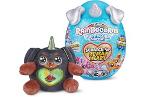 Rainbocorns Sparkle Heart Surprise Series 3, Puppycorn Surprise, Trixie the Daschund, kolekcjonerska plusz, 7 warstw niespodzianek, zdrapywanie i ujawnianie serca, wiek 3+ (Daschund)
