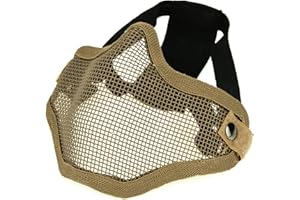 SIVENKE Airsoft Mask Tactical Face Mask Metal Mesh Mask Paintball Face Protection