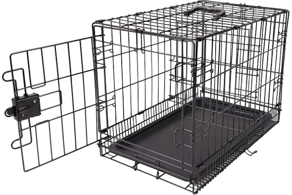 Amazon Basics Gabbia per cani in metallo