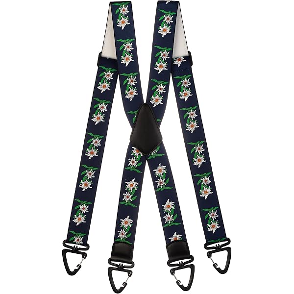 Bretelle A Forma Di H 35 Mm Con Clip In Acciaio – Regolabili Fino A 196 Cm, Per Uomo E Donna