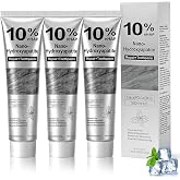 3 Pieces 10% Hydroxyapatite Toothpaste to Repair Enamel and Strengthen Teeth, Deep Cleaning and Mint Fresh Breath 120g per Tu