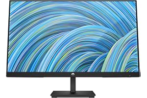 HP 24 Inch FHD Monitor | Full HD VA LCD Display | 75hz Refresh Rate | 250 Nits Brightness | 3000:1 Contrast Ratio | AMD FreeSync Technology | Adjustable Tilt | 1x HDMI 1.4, 1x VGA | Black | V24v G5