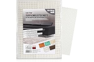 COM-FOUR® Halkskyddsmatta för mattan, mattunderlägg 180x120 cm, mattstopp