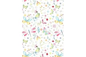 ARKRAFT Papier d'emballage Cadeau Set 3 Feuilles Taille XXL 90 x 65 cm Emballage sans Plastique Papier FSC papillon (18-9160)