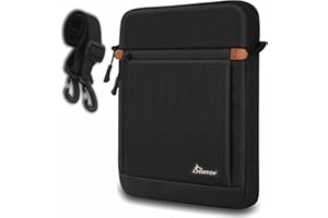 SIMTOP Borsa Porta Ipad Tablet, Compatibile con Nuovo iPad Pro (5a/4a/3a Generazione) 2024-2018,Borsa a Tracolla Iimpermeabile Accessori per IPad Organizer Poliestere