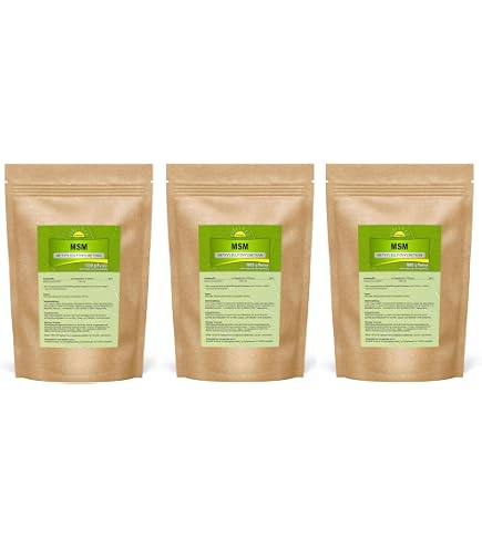 MSM-Pulver En Poudre Ultra Pure Pour Les Articulations – Oxford Vitality – Renforcement Articulaire
