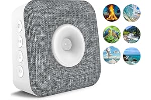 COTINSE Scatola Sonora con Suoni Naturali di Uccelli, rilevatore di Movimento, Scatola con cinguettii di Uccelli e 9 Suoni rilassanti, Ricaricabile Via USB, 5 Livelli di Volume Regolabili