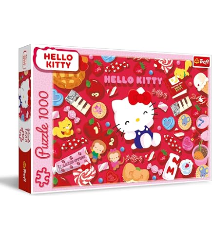 Set De 4 Puzzles Progresivos Hello Kitty De 12 A 25 Piezas – Maleta De Plástico Incluida, Para Niños De 3 A 5 Años