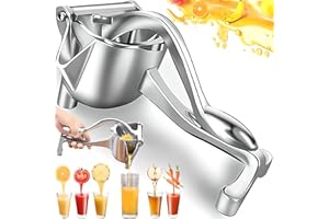 ‎RETOO Retoo Zitronenpresse Handpresse, Zitruspresse, Lemon Squeezer für Küche, Bar, Restaurant, Anti-Ätzmittel, Schweres Saftpresse Manuell für Limetten,Orangen, Zitronen, Sicher, Langlebig